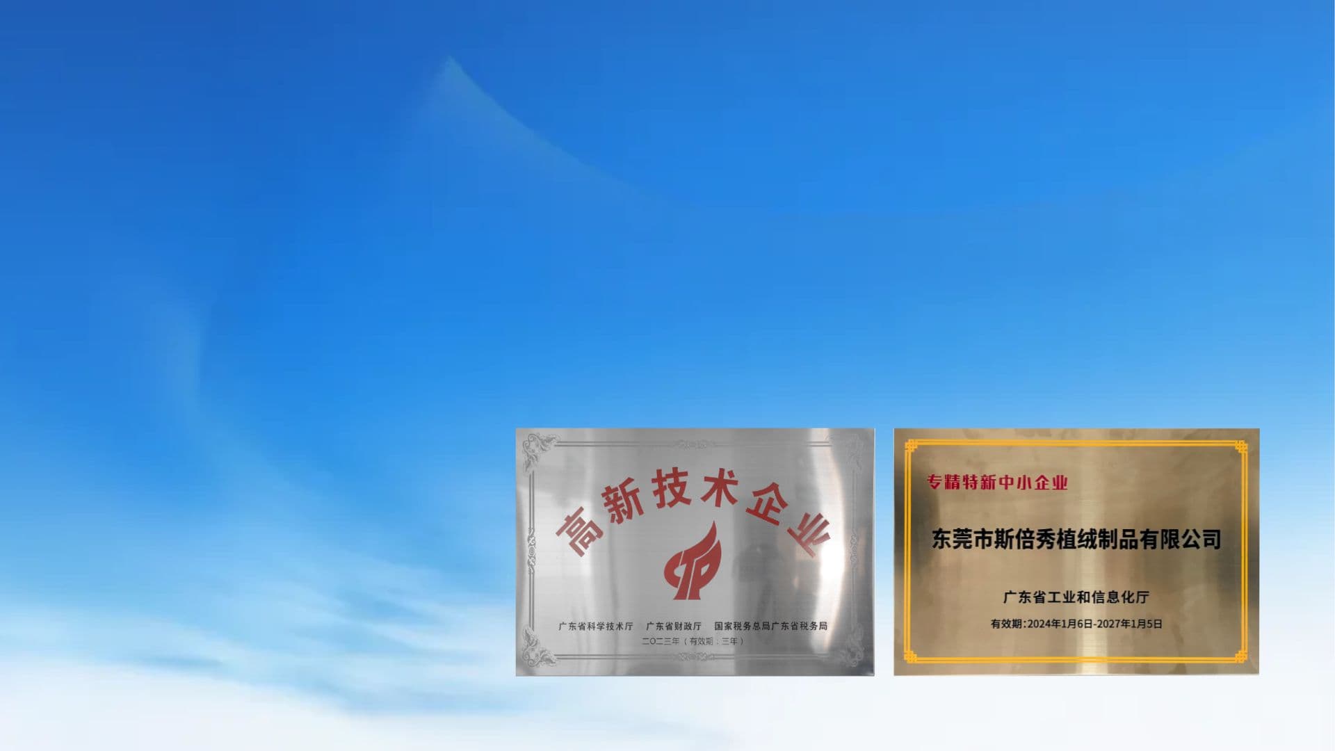 斯倍秀荣获众多专利证书